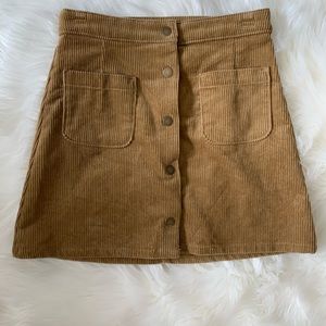 Corduroy skirt